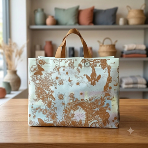 Bolsa de Compras Reutilizable Ecológica de Tela No Tejida al por Mayor con Logotipo Personalizado Termosellado y Serigrafiado para Uso Comercial y en Exposiciones - Product Image 2