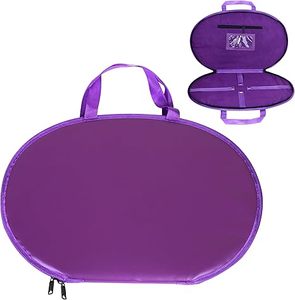 Étui à collier Regalia en similicuir rembourré souple avec sangles sécurisées et poche zippée, 5 options de couleurs (ROUGE) - Product Image 2