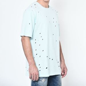 เสื้อยืดออร์แกนิคคอตตอนผู้ชาย แขนสั้น เสื้อยืดลำลอง ซัมเมอร์ แอซิดวอช เสื้อยืดเจอร์ซีย์ลำลองสำหรับผู้ชาย - Product Image 4