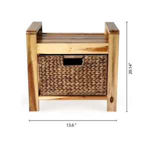 Small Water Hyacinth Cabinet <b>Sideboard</b>, Water Hyacinth Drawer For Living Room Eco-Friendly Home Furniture From Vietnam Factory - Product Image 2