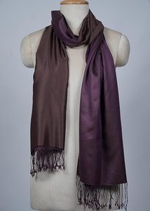 Luxury Women Cashmere Silk Reversible Stole Soft Breathable Elegant <b>Shawl</b> <b>Wrap</b> with Dual Tone Design for Casual Wear - Product Image 6
