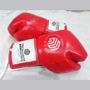 Gants de boxe en cuir de vachette haute performance SS pour hommes, à lacets, séchage rapide, respirants, avec sangle de poignet réglable, pour l'entraînement - Product Image 5