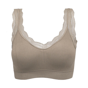 Seamless Sports <b>Bra</b> with Custom Logo Printing High Quality Breathable Active Wear <b>Low</b> Price <b>Bra</b> - Product Image 4