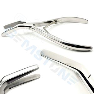 Pince à sertir professionnelle en acier inoxydable de 7 pouces à bout plat pour micro-anneaux, nano-perles et extensions de cheveux GEMSTONE ENTERPRISES - Product Image 3