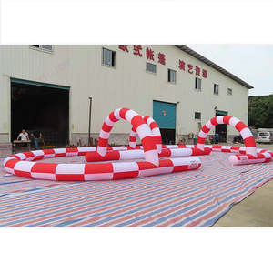 Piste de Voitures Tamponneuses Gonflable Portable - Installation Rapide, Haute Visibilité, Plaisir Absolu pour Tous les Âges - Product Image 5