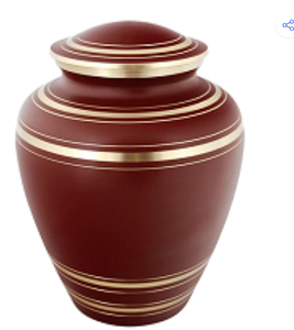 Hermosa Urna Funeraria de Latón Verde para Cenizas de Adultos, Estilo Americano/Europeo - Product Image 3