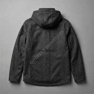 Veste de chasse en laine Mackinaw de qualité supérieure, 100% laine vierge, tissu silencieux, camouflage, pour les positions en arbre par temps froid - Product Image 3