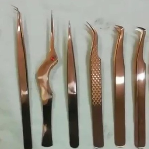 Pinzas para Pestañas de Acero Inoxidable con Punta de Fibra, Dentadas, con Opción de Logotipo Personalizado - Venta al por Mayor - Product Image 3