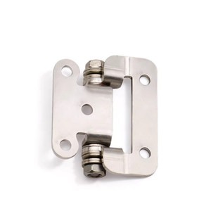 Charnière à amortissement en acier inoxydable 304, réglable pour portes d'armoires et équipements industriels - Product Image 1