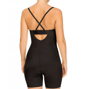 Ensemble bikini tricoté rose pour femme, soutien-gorge bandeau et bas de maillot coupe coquine, couleur unie, extensible, respirant, motif texturé, coupe standard - Product Image 1