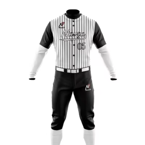 Uniforme de Béisbol Cómodo y Transpirable, Ropa Deportiva de Secado Rápido, Uniformes de Béisbol a Precio Económico, Calidad Premium, Color Sólido - Product Image 1