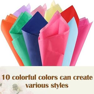 Carta Velina Colorata da 20 Pollici, 80 Fogli, per Matrimoni, Feste di Compleanno, Lavoretti Fai-da-Te e Decorazioni, Perfetta per Accenti Decorativi su Sacchetti Regalo - Product Image 2