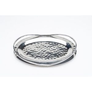 Plateau de rangement décoratif artisanal en métal pour la maison, le bureau et la cuisine – Aluminium français décoratif - Product Image 1