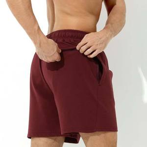 Pantalones Cortos Deportivos de Verano para Hombre, Ropa Masculina, Pantalones Cortos Deportivos de Algodón para Correr, Color Personalizado, Diseño Sólido - Product Image 5