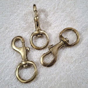 Solid Brass Swivel <b>Snaps</b> Bolt <b>Snap</b> Clip Eye <b>Snap</b> <b>Hook</b> Dog Collar Clip TIGER TOUCH TT-7924 - Product Image 3
