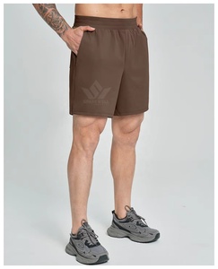 Men's Quick Dry <b>Athletic</b> Shorts Lightweight Elastic Waist Gym Running Training Sports Shorts with Side Pockets - Product Image 1