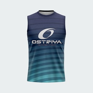 Camiseta sin mangas de verano 2026 para hombre, transpirable, de secado rápido, 100% poliéster, chaleco deportivo informal con hombros anchos, anti-UV - Product Image 1
