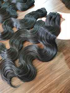 Venta Caliente de Paquetes de Cabello Remy Virgen Sin Procesar, Extensiones de Cabello Humano Vietnamita con Cutícula Alineada, de 8 a 32 Pulgadas, Ondulado Liso y Sedoso - Product Image 5