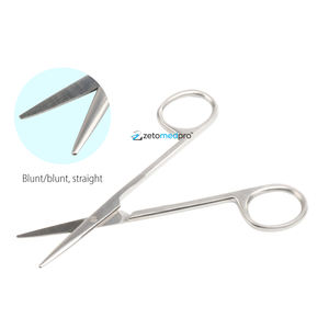 Tijeras para Retirar Suturas Spencer Rectas de 11 cm, Afiladas/Inocas, Hechas de Acero Inoxidable de Alta Calidad, Instrumento Quirúrgico - Product Image 2