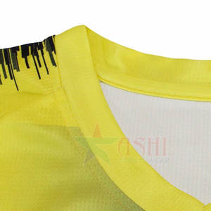 Uniforme de Fútbol Transpirable de Talla Grande, Ecológico, de Secado Rápido, 100% Poliéster, Diseño Personalizado, Servicio OEM, Venta al Por Mayor - Product Image 3
