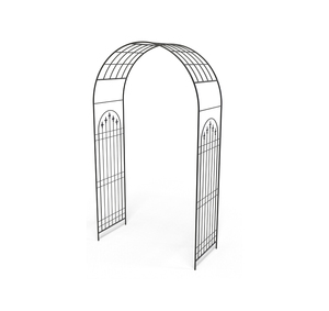 Arche de jardin décorative en fer forgé de qualité supérieure pour villas, cours et espaces extérieurs - Product Image 5