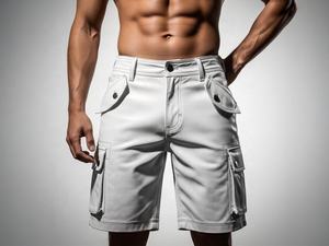 Shorts pour hommes de qualité supérieure, best-sellers, 100% coton, cargo, pour la saison estivale, logo personnalisé, respirants et confortables - Product Image 3