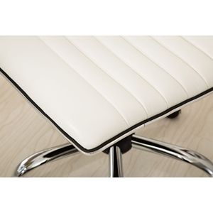 Sedia da ufficio regolabile con sollevamento ad aria Fremo White, tecnologia Chromel - Product Image 6