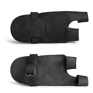 Guante clásico de tiro con arco de tres dedos hecho de cuero de vaca de alta calidad, construcción flexible para el movimiento de las manos durante el tiro. - Product Image 4