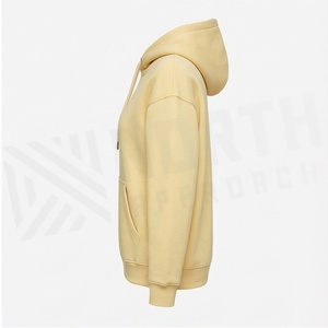 Wholesale Heavyweight Cotton Fleece Customized Blank Plain Custom Logo <b>Sweat</b> Pullover Hoodie Streetwear Fashion <b>Tops</b> - Product Image 3