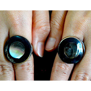 <b>Ring</b> shell Mix SEASHELL JEWELRY <b>Ring</b> shell <b>Motive</b> <b>Ring</b> shell Mix Size 5cm - Product Image 1