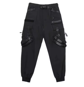 Pantalon cargo pour hommes, Techwear, tactique, multi-poches, Streetwear, Hip Hop, pantalon de mode sombre, printemps automne - Product Image 2