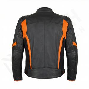 Veste de moto en cuir véritable pour homme de qualité supérieure, nouvelle arrivée, vestes de moto d'hiver, protections amovibles, personnalisables - Product Image 2