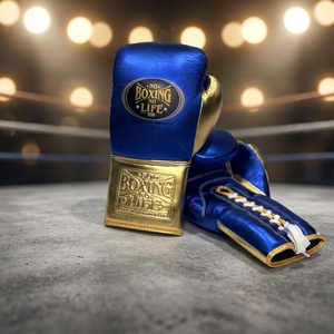 No Boxing No Life Gants de boxe MMA en cuir personnalisés à lacets OEM Vente en gros avec impression de logo personnalisé Unisexe - Product Image 3