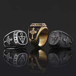 Anillo de Graduación Universitario BOJ RCJ Ring 016 Personalizado en Plata con Diamantes, Unisex, para Regalo en Fiestas y Ocasiones Especiales, Precio Bajo - Product Image 1