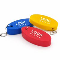 Llavero Flotante de Espuma con Logotipo Personalizado, Ovalado, Impermeable, Regalo Promocional para Navegación, Pesca, Vela y Deportes al Aire Libre