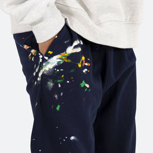 Latest Arrival Custom Logo Lightweight Dark <b>Men's</b> Flare Sweatpants High Quality Polyester/Cotton Jogger <b>Trousers</b> Streetwear - Product Image 6