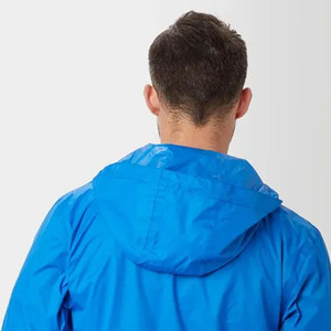 <b>Men's</b> Custom Logo Design Sporty Embroidery Front Windbreaker <b>Jacket</b> Waterproof Outdoor Sports Hooded <b>Long</b> Running <b>Jacket</b> - Product Image 2