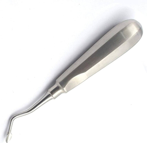 SURGIMPEX Élévateur de racine standard incurvé à gauche, manuel, en acier inoxydable, instrument d'extraction dentaire, kit chirurgical, pointe diamantée, CE - Product Image 2