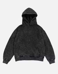 Custom Blank Vintage Distressed <b>Pullover</b> <b>Mens</b> Acid Washed Paint Splatter Sunfaded Winter Fleece Streetwear Hoodie No - Product Image 1