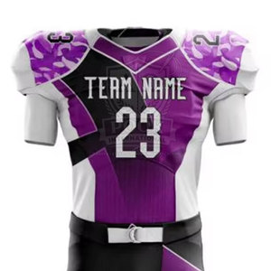 Uniforme de football américain de haute qualité à bas prix, fabriqué en 100 % polyester - Product Image 3