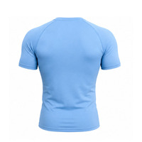 T-shirt de compression personnalisé pour homme, séchage rapide, extensible, pour la gym, le fitness, l'entraînement sportif, sous-vêtement de sport, haut d'entraînement athlétique, fournisseur OEM