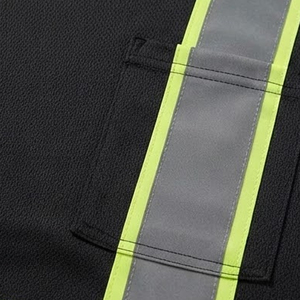 Camisas de Trabajo de Manga Larga para Trabajadores, Fabricación Profesional, Poliéster Transpirable y Ligero, Alta Visibilidad, en Grandes Cantidades - Product Image 5