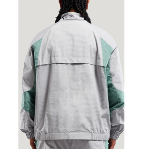 Custom <b>Men's</b> Plus Size <b>Summer</b> Windproof Breathable Windbreaker <b>Jacket</b> Stand Collar Zipper Lightweight Outdoor Sportswear <b>Jacket</b> - Product Image 5
