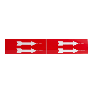 Señalización de Piso Autoadhesiva Flexible de Vinilo con Forma de Flecha Brady para Marcado de Dirección en Laboratorios Industriales y Almacenes - Product Image 3