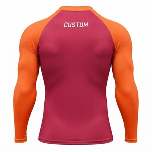 High Quality Multi-Purpose Spandex/Polyester Rash Guards for Surfing <b>Swimming</b> MMA Training Muay Thai-Breathable Quick Dry Full - Product Image 2