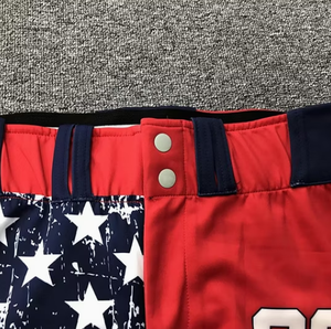 Pantalones de Béisbol Deportivos Juveniles Personalizados, Pantalones Casuales con Botones, Diseño con Bolsillos con Cremallera - Product Image 5