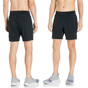 Shorts de sport pour hommes conçus avec un tissu doux pour la course à pied, l'entraînement et des performances confortables en salle de sport. - Product Image 3