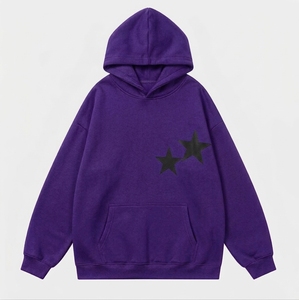 Sweat à capuche noir surdimensionné pour homme avec imprimé cœur, polyester/coton, imperméable, unisexe, manches régulières, design décontracté avec poche, vêtement d'hiver - Product Image 6