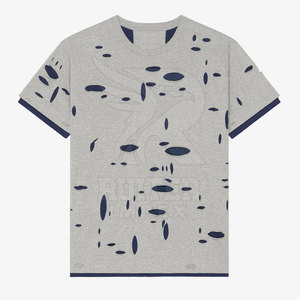 Camisetas para Hombre con Efecto Desgastado, Algodón Grueso, Transpirables, Ropa Casual de Moda, Proveedor Mayorista - Product Image 5