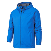 LAYENNE Vente en gros usine – Nouvelle veste imperméable respirante grande taille pour homme, idéale pour l'extérieur, avec fermeture éclair